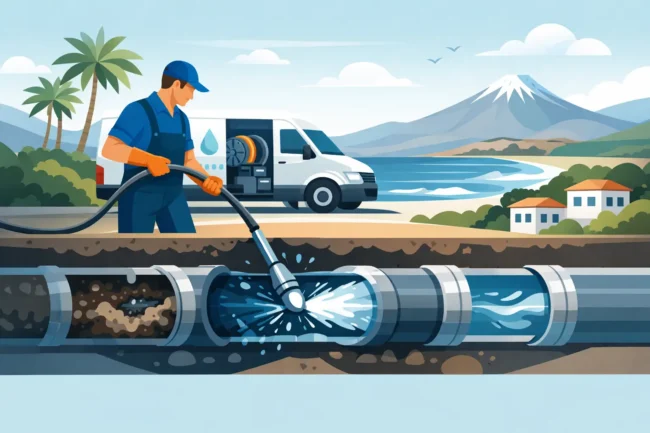 Limpieza de tuberías en Tenerife sin esperas