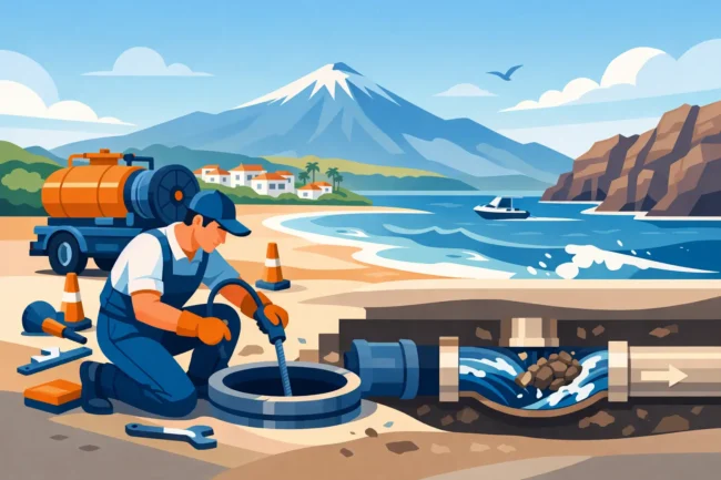 Desatasco en Tenerife rápido y sin esperas