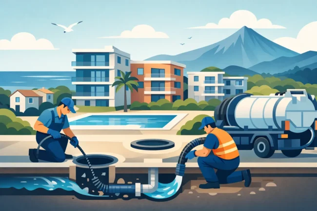 Limpieza de desagües en comunidades Tenerife
