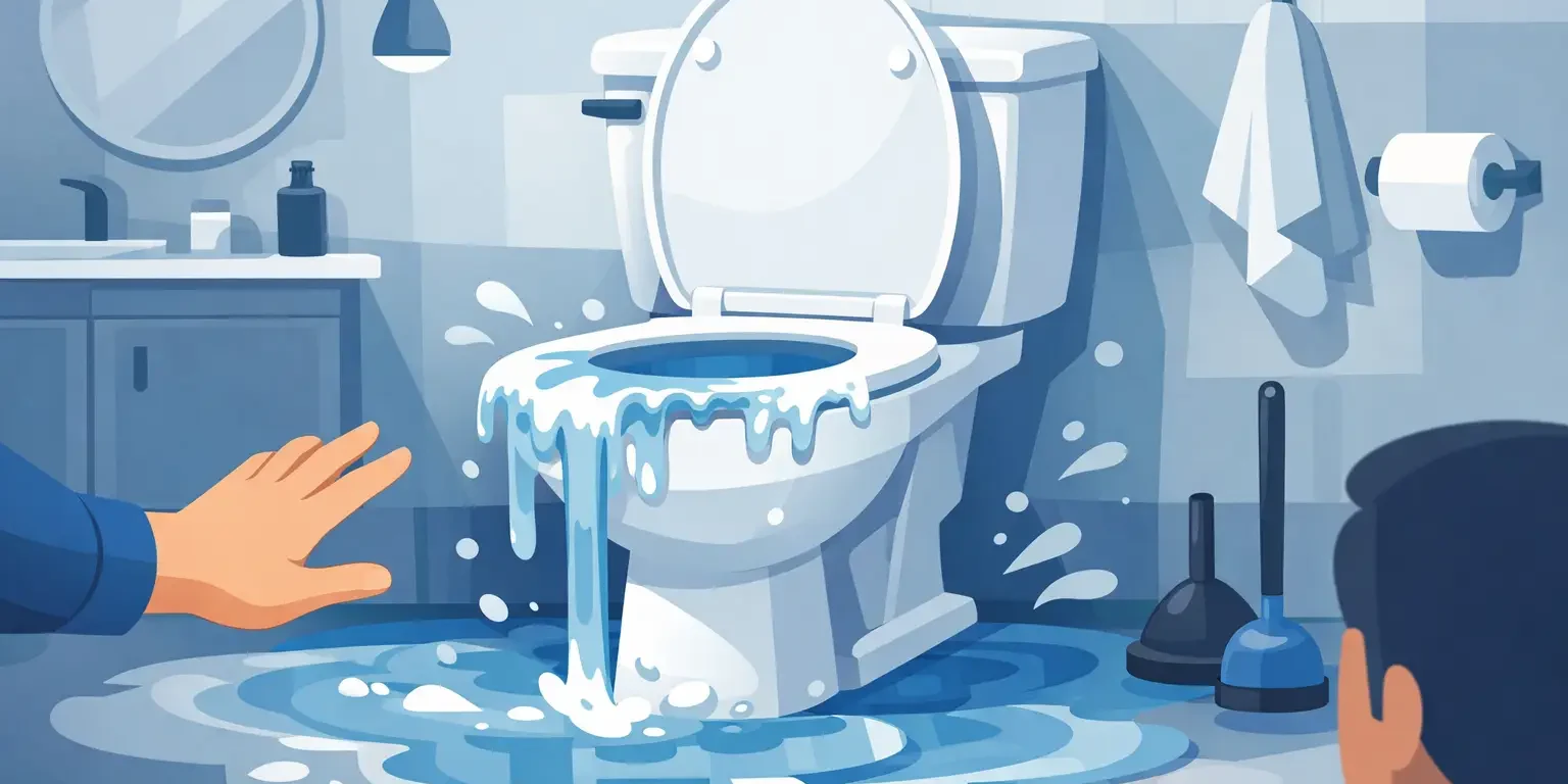 Qué hacer si rebosa el WC y no para Qué hacer si rebosa el WC y no para