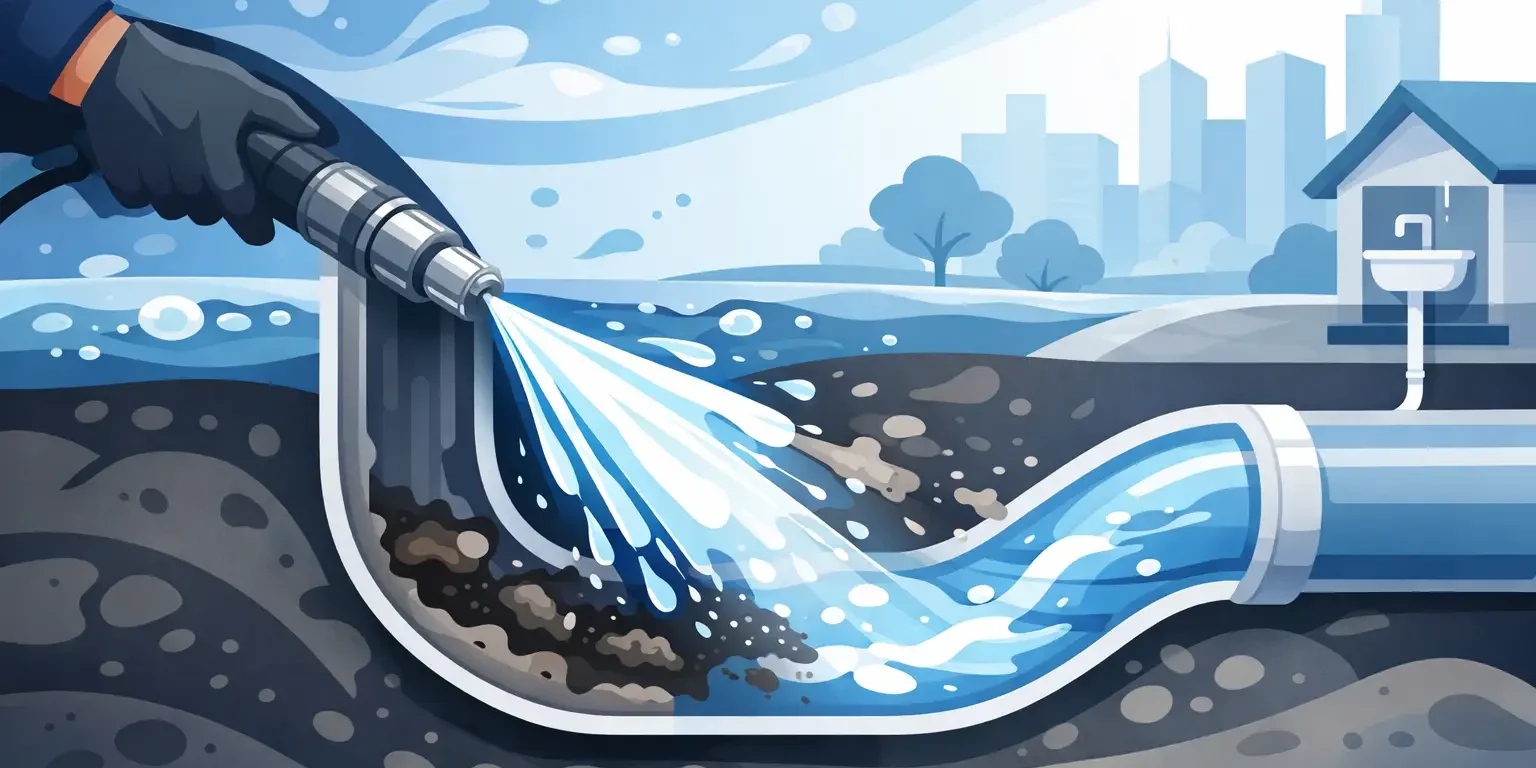 Desatasco con agua a presión: rápido y eficaz