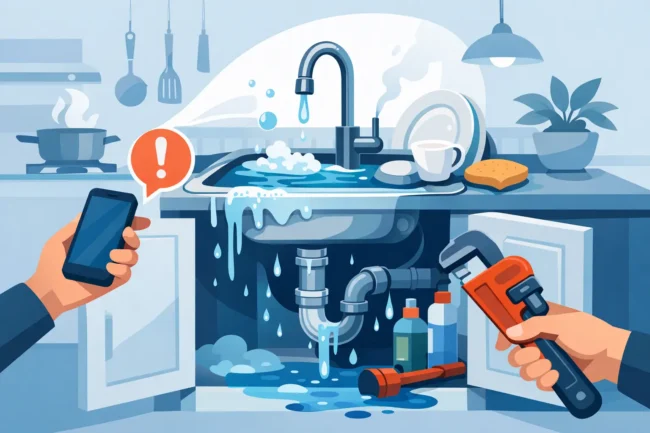 Desatasco de cocina urgente: qué hacer ya